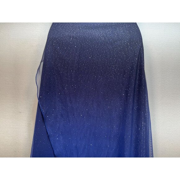 Jump Apparel Co. By Wendye Chaitin Y2K Women's Cocktail Maxi Dress Sz 9/10 Blue - Picture 11 of 13